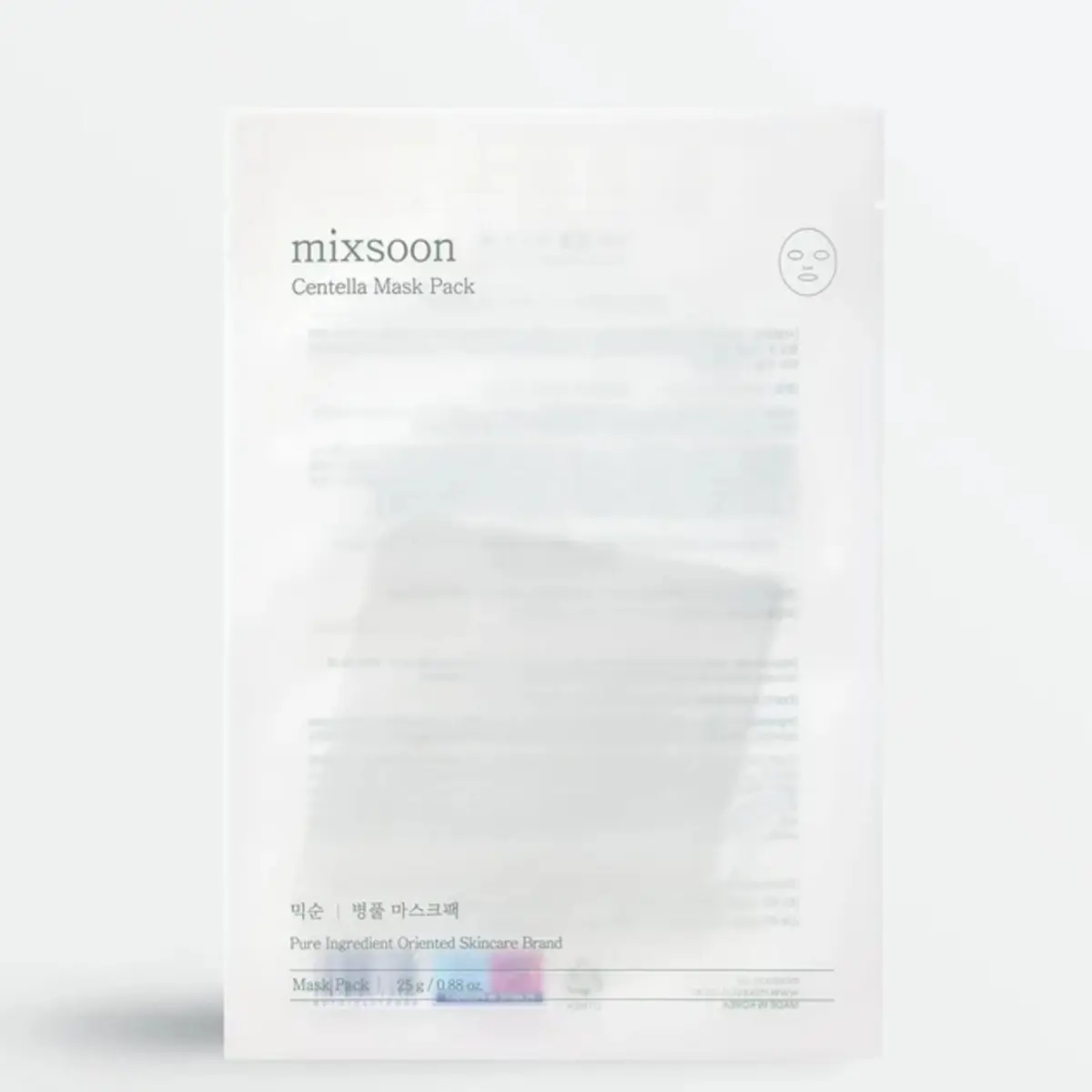 mixsoon Centella Face Mask Pack (Donuk, Hassas ve Kuru Ciltler İçin Yatıştırıcı Maske)