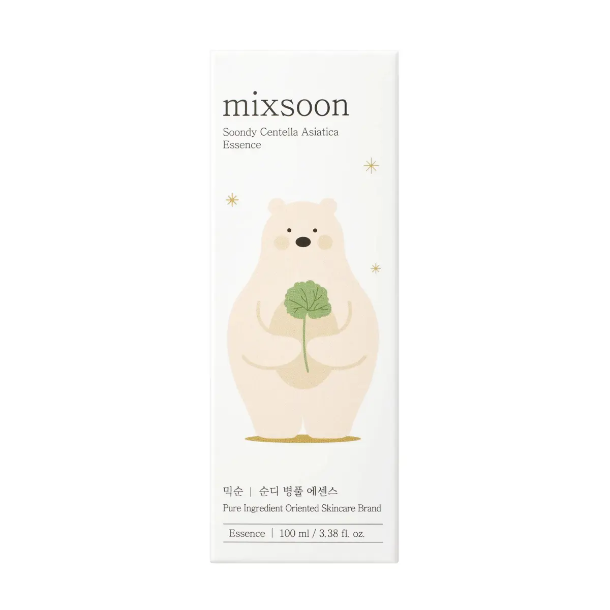 Mixsoon Soondy Centella Asiatica Essence Stres ve Kızarıklık Karşıtı Besleyici %100 Centella Özlü Esans 100ml