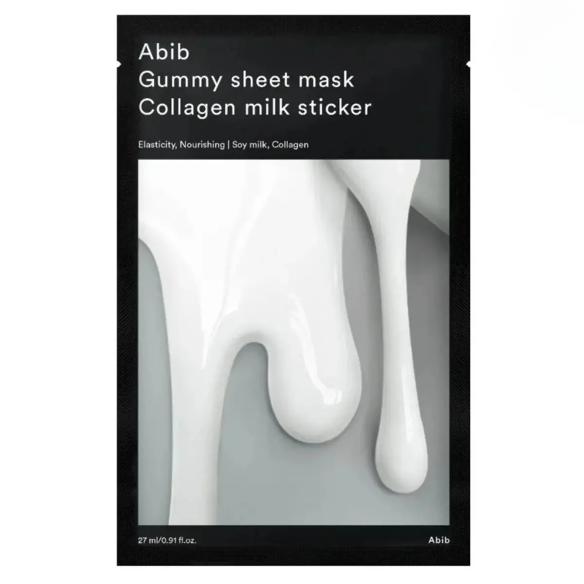 Abib Gummy Sheet Mask Collagen Milk Sticker (Yoğun Nemlendirici ve Elastikiyet Artırıcı Maske) 