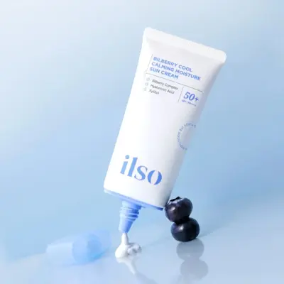 ILSO Bilberry Cool Calming Moisture Sun Cream SPF50+ PA++++ (Serinletici & Yatıştırıcı Nem Güneş Kremi) 50mL
