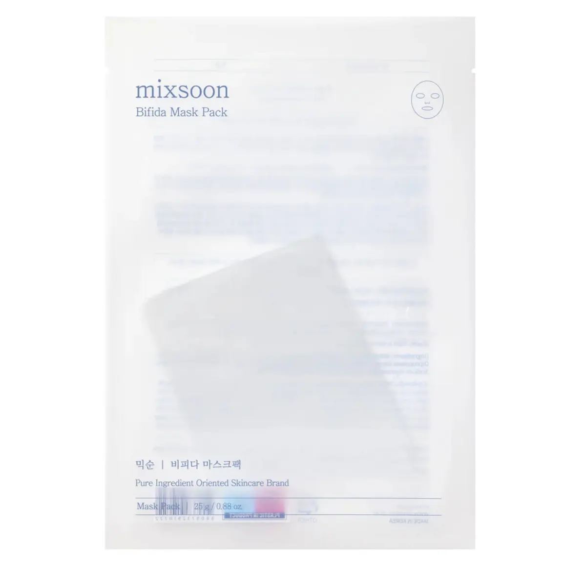 mixsoon Bifida Mask Pack (Yoğun Nemlendirici & Cilt Bariyeri Güçlendirici Maske 5'li